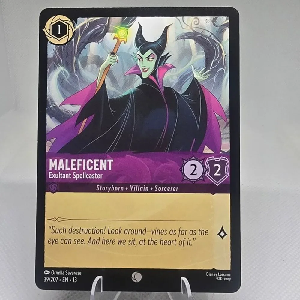 Disney Lorcana Maleficent : Exultant Spellcaster 39 Attack of the Vine